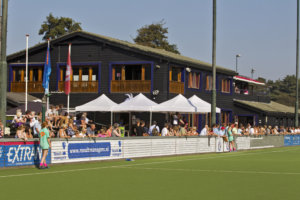 Den Haag - Het clubhuis van Klein Zwitserland , zondag tijdens de Rabo Hoofdklasse Dameswedstrijd tussen KZ en Hurley (1-2). Foto KOEN SUYK