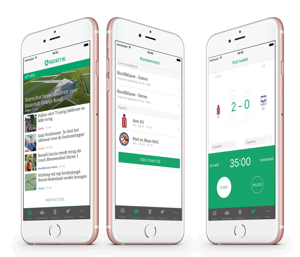 Hockey.nl app vernieuwd!