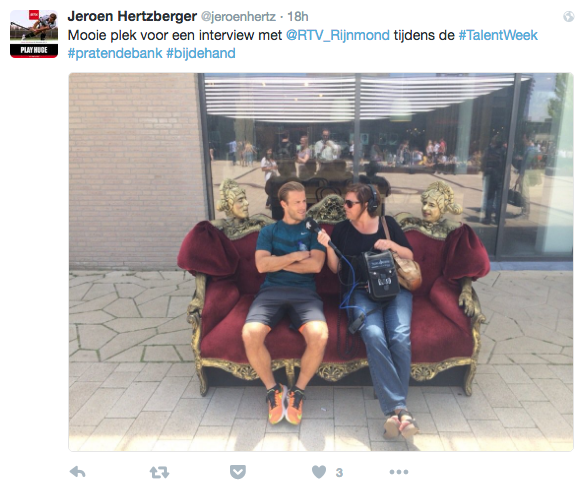 Jeroen | Hertzberger | 8 juni 2016 | interview RTV Rijnmond