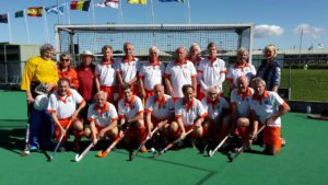 Oranje 60+ Wereldkampioen AUS Grand Masters Hockey World Cup2