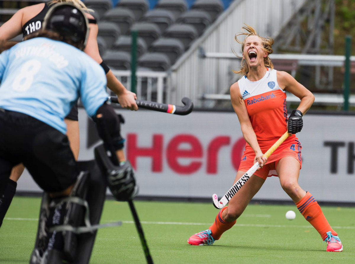 Kitty van Male - Nederland-Nieuw-Zeeland HWL 3 2017 halve finale