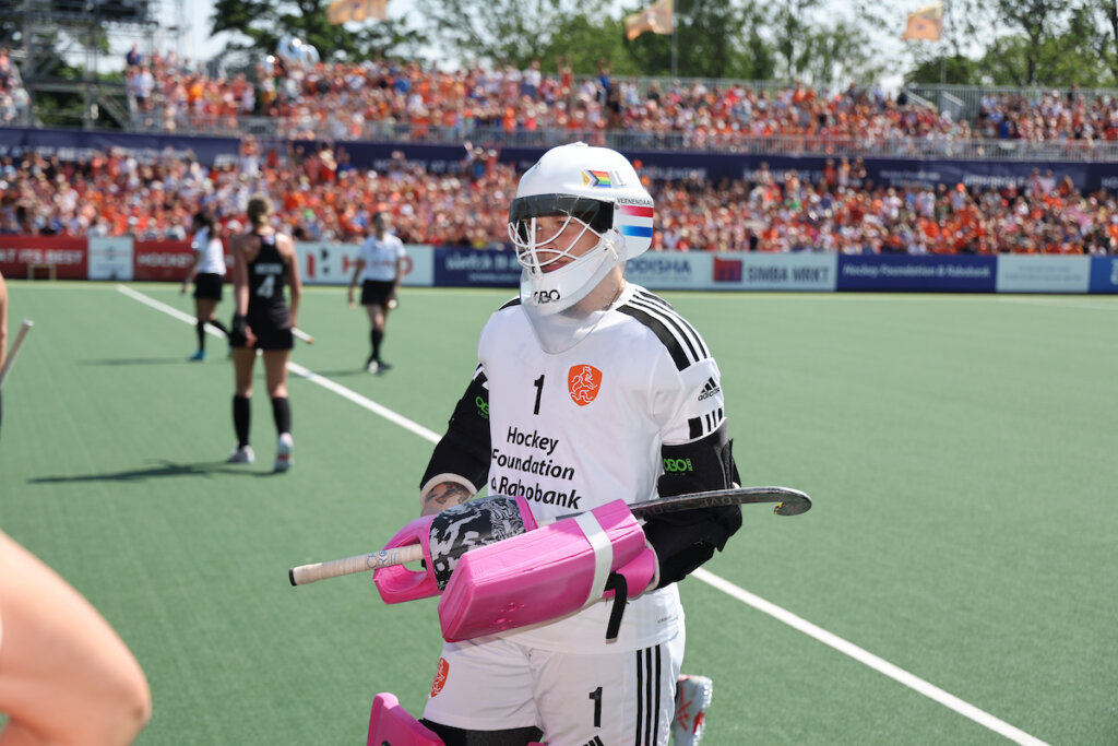 Anne Veenendaal: 'Because I missed so much in the winter period, I enjoy every game I can play.' Photo: William Vernes